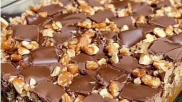 Caramel Chocolate Crunch Bars