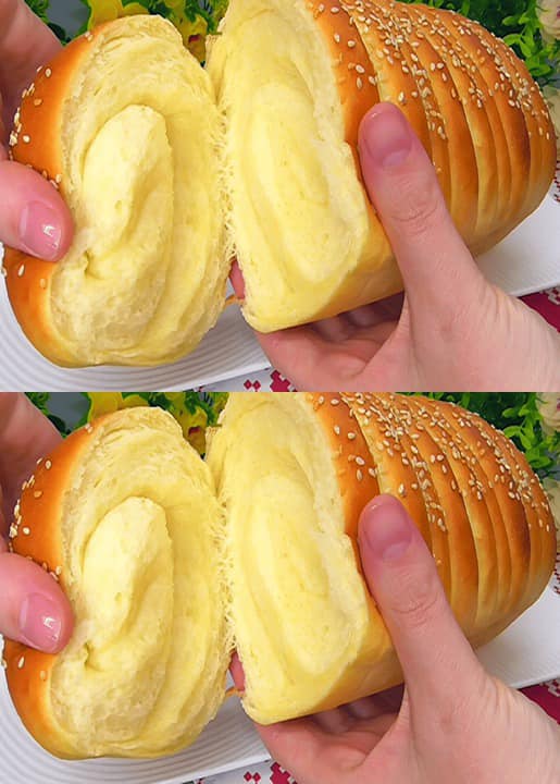 Fluffy and delicious bread! Very simple recipe