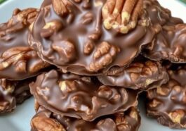 Chocolate Pecan Turtle Clusters