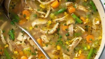 HOMESTYLE CHICKEN NOODLE SOUP