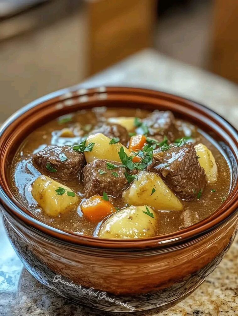 Cozy Oven Braised Beef Stew