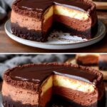 Creamy Three Chocolate Cake