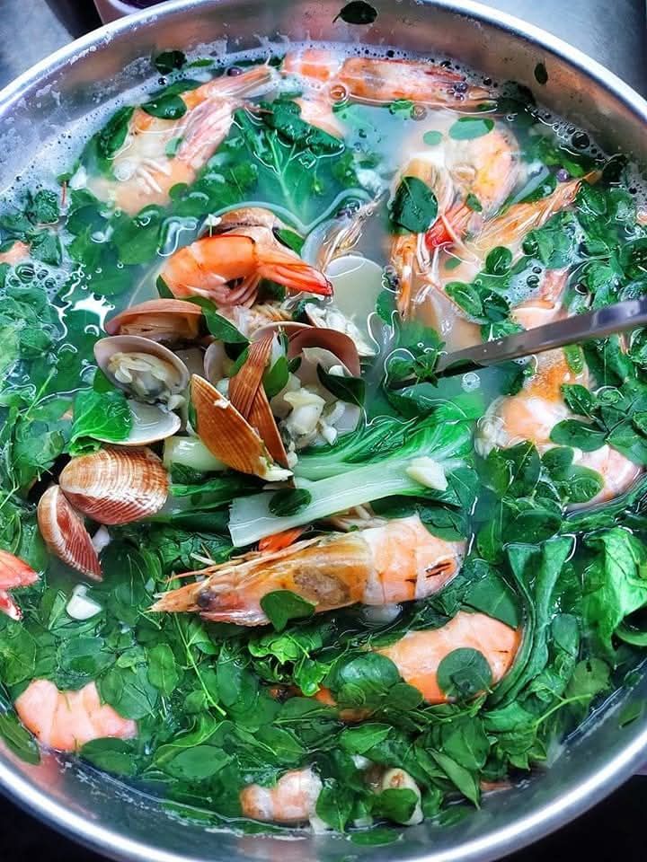 Seafood Soup with Malunggay Recipe