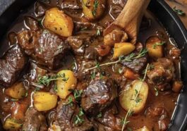Hearty Homestyle Beef Stew with Root Vegetables