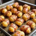 Crispy Bacon Wrapped Potato Bites