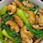 Mushrooms and Bok choy Stir-fry