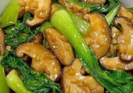 Mushrooms and Bok choy Stir-fry